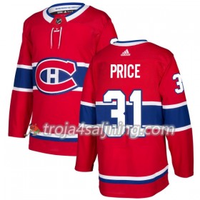 Montreal Canadiens tröja Carey Price 31 Röd 2017-2018 Adidas Authentic - NHL Tröjor Herr